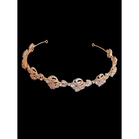 Rose Gold Crystal Deco Headband